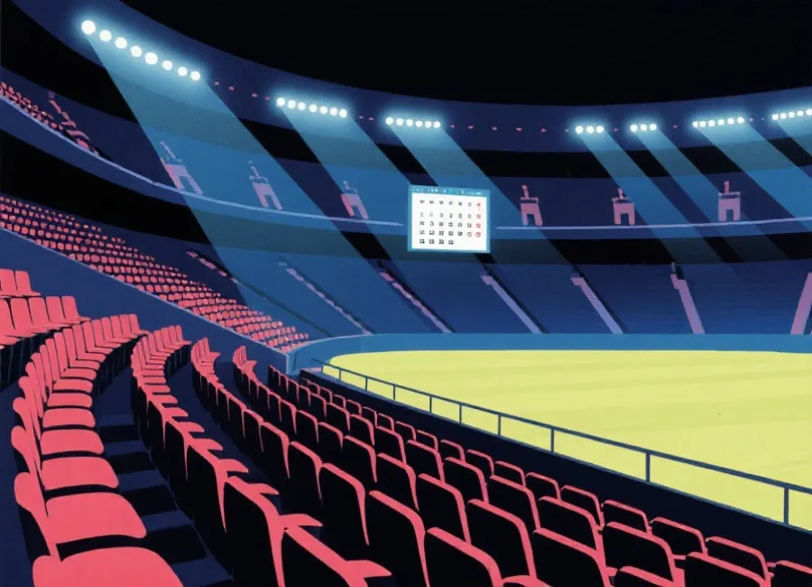 赛程与观赛计划示意图