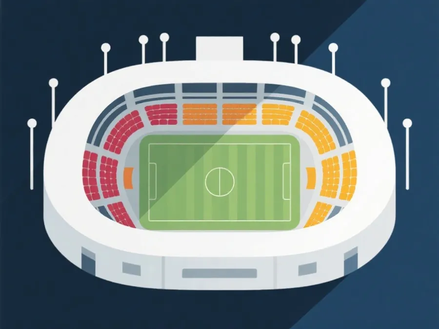 看台与观赛规划示意图